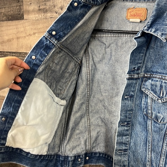 GAP PIONEER 80s Vintage Jean Denim Jacket, Four Pockets, Men's Size 42 - Picture 9 of 9
